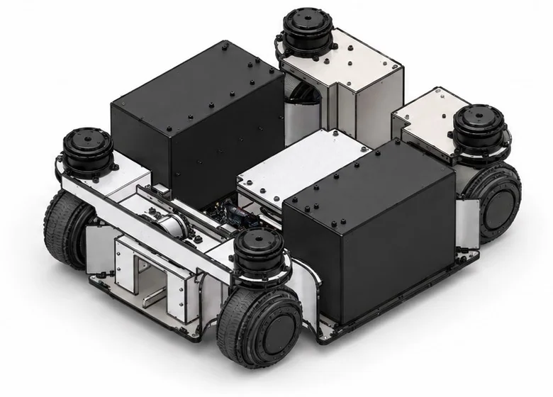 SR-X700 four-wheel steering and drive chassis